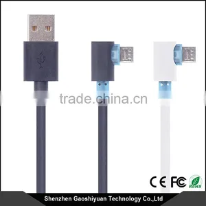 USB 2.0 A Male to Right 90 Degree Angle Micro B USB Cable thumbnail-1