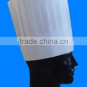 Chef Hat Paper Chef Cap for Disposable Paper Chef Hat From China thumbnail-1
