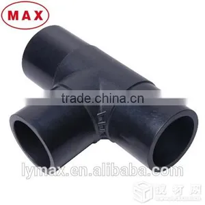 Butt-fusion PE Pipe Fittings HDPE Equal Tee Prices thumbnail-1