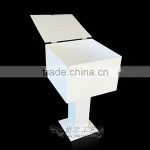 High Quality White Acrylic Donation Box,clear Acrylic Donation Box thumbnail-3