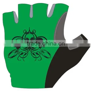 Green Skull 2015 Hot Sales Safety Gloves Sports Gloves Breathable Gloves Half Finger Gloves Cycling Gloves Bicycle Gloves thumbnail-1