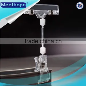 Transparent Sign Holder With Two Clips in PP Material thumbnail-6
