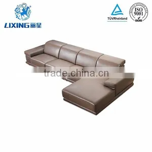 2016 Latest Design Top Grain Leather Sofa thumbnail-3