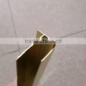 Aluminium Ceramic/Wall/floor Tile Trim Strip,flexible Marble Edge Aluminium Tile Trim Profiles thumbnail-1
