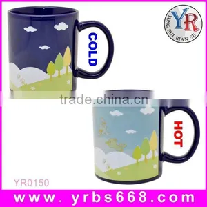 Day And Night Pattern Color Changing Mug Sublimation Mug Business Gift thumbnail-1