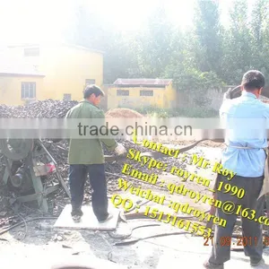 Waste Used Tire Cutting Machine Semi-automatic Tyre Cutter Made in China thumbnail-5