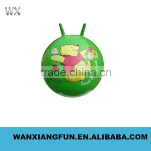Ecofriendly PVC Toy Jumping Pop Ball With Handle thumbnail-2