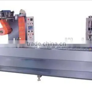 MIC- 220 Automatic Film / Rigid Film /cup Vacuum Packing Machine for Food/vegetable/coffeee thumbnail-1