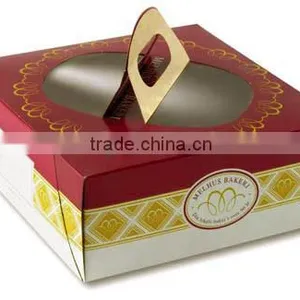 Eco-friendly Full Color Printing Cake Box thumbnail-1