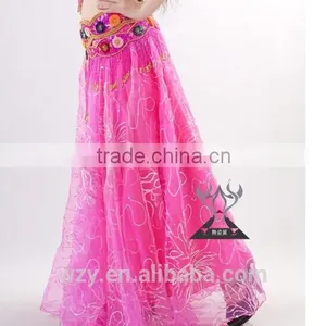 Fansy Golden Stage Performance Use Belly Dance Gypsy Skirt thumbnail-6
