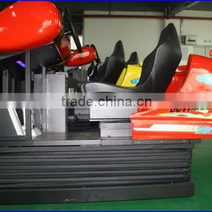 42 Inch Dynamic Seats Racing Car Simulator Racing Video Game Machine thumbnail-5