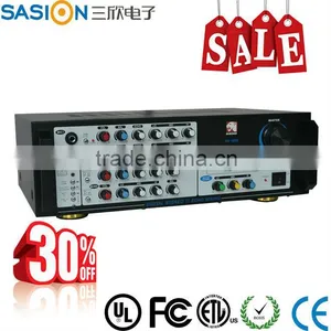Sasion AV-608 Digital Stereo Echo Audio Professional Power Amplifier Hot Sale thumbnail-1