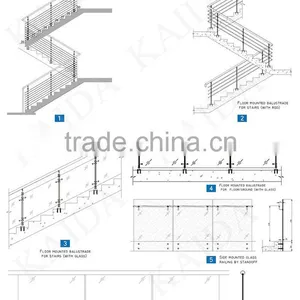 Adjustable Handrail Tube Support Bracket thumbnail-6