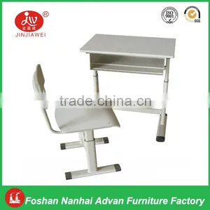 New Style School Furniture Single Desk and Chair thumbnail-1