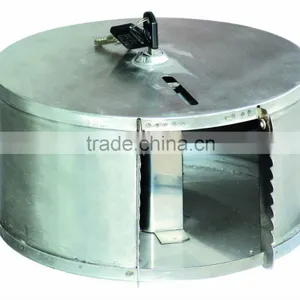 Round Metal Paper Dispenser/Tissue Box/Durable Paper Dispenser thumbnail-1