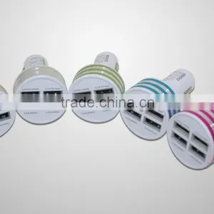 2016 the Newest Car Universal 12V 5.1A 4Ports USB Car Charger For Smartphone Tablet IPad thumbnail-6