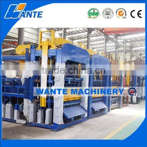 QT6-15 Hydraulic Fully Automatic Hollow Concrete Block Machine Interlock Brick Making Machine thumbnail-1