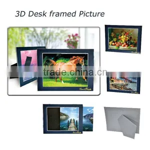 Custom PET/PP/PS Lenticular 3D Framed Pictures thumbnail-1