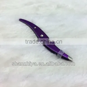 Eyebrow Tweezers With Crystal thumbnail-1