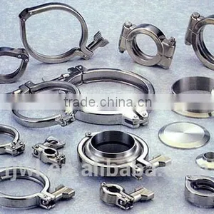 Hot Sale SS304/316L Stainless Steel Pipe Fitting Clamp thumbnail-1