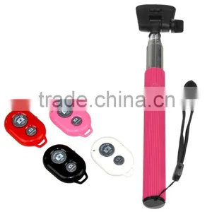 SELFIE Handheld Monopod Telescopic Stick Pole Holder + Bluetooth Remote SHUTTER thumbnail-1