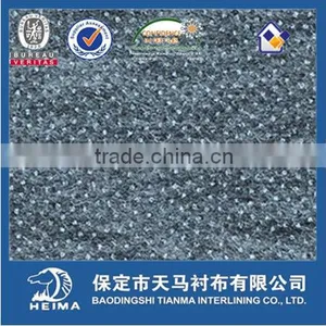 High Class Nonwoven Fusible Interlining Fabric 9530 for Suit Uniform and Jacket thumbnail-1