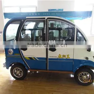 Top Sell 4 Seaters Solar Electric Car& Motorcycle, Scooter Electric &bike With Solar Panel(60V 1200W) thumbnail-3