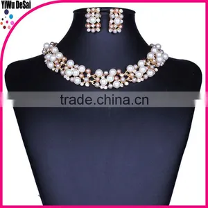 2015 Best Seller Jewelry Alloy Fashion Jewelry Beaded Necklace thumbnail-1