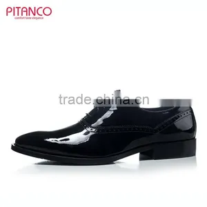 Latest Design Patent Leather Lace-up Mens Dress Shoes thumbnail-2