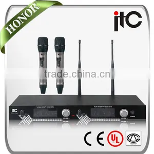 ITC T-521UH PLL UHF Long and Stable Transmission Handheld FM Microphone Wireless thumbnail-1