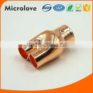 Latest OEM Quality Refrigerator Pipe Brass Fitting Tee thumbnail-1