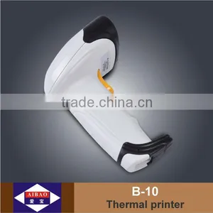 1D 650nm Laser Barcode Scanner, AIBAO, B-10,Black Color thumbnail-1