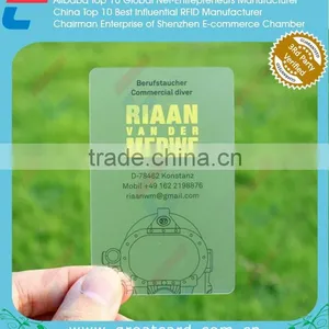 PVC Transparent Business Card Material thumbnail-6