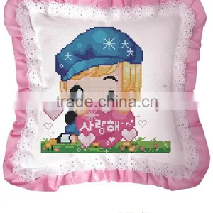 Pillow Counted Cross Stitch Kits,cartoon Cross Stitch Embroidery thumbnail-1