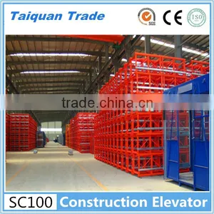 New Condition Height Adjustable SC100 Construction Building Elevator With High Quality thumbnail-3