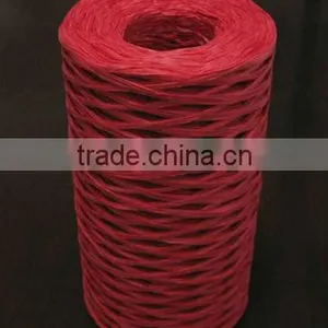 HOT SALE Black Paper Raffia Ribbon Cords Spool, Paper Raphia Cord thumbnail-5
