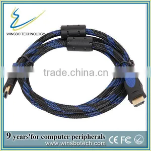 Nylon Braid HDMI Cable 1.4v Full Copper/mini Hdmi Cable to Rca Cable thumbnail-1