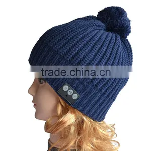 Best Sale Trendy Beanie Hats With Built in Headphones thumbnail-1