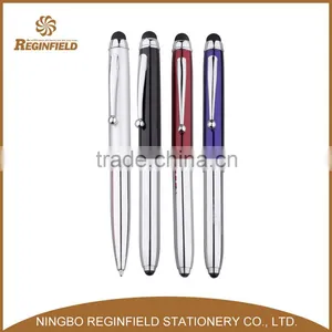 Hot Selling Metal Light Pen With Touch, Metal Touch Pen With LED,metal Touch Pen With Light thumbnail-1