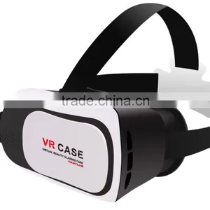 2016 Virtual Reality Glasses VR Box Fit 4.7 to 6.0 Inch Mobile Phone 3 d Glasses Print Logo vr Headset thumbnail-1