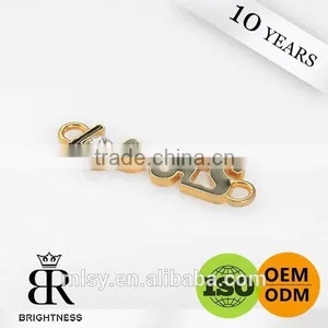 New Design Brand Logo Sew Label for Garment Brightness E2-80012 thumbnail-1