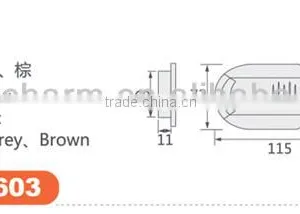 Plastic Office Desk Cable Grommet thumbnail-2