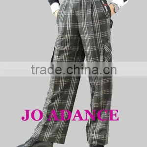 Men Dance Practice Pants Men's Ballroom Dance Pants Men's Exercises Clothing Ballroom Clothing Tights thumbnail-1