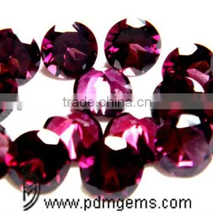 Rhodolite Garnet Round Cut Faceted Lot For Finger Rings thumbnail-1