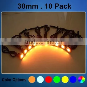 Hot Sale CE/RoHS/GS/SAA/UL Color Changing Stair Lights 10-Pack / IP65 Recessed Color Changing Stair Light Kits thumbnail-4