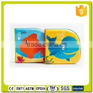 EN71 PVC Cheap Promotional Safe Baby Bath Book Toy Printing thumbnail-6