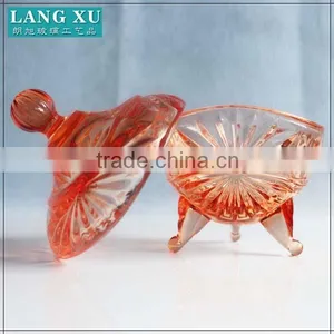 Round Wedding Lucid Glass Jar for Candy Buffet With Lid thumbnail-1