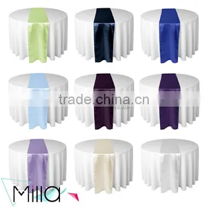 China Supplier Wholesale Satin Fabric Table Runners Quality Choice thumbnail-4
