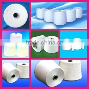 100% Polyester Spun Yarn Close Virgin Yarn 50S For Weaving thumbnail-1