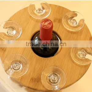 Bamboo Wine Glass Rack thumbnail-4